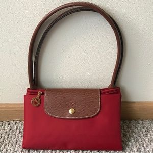Longchamp Le Pliage Large, Red Color